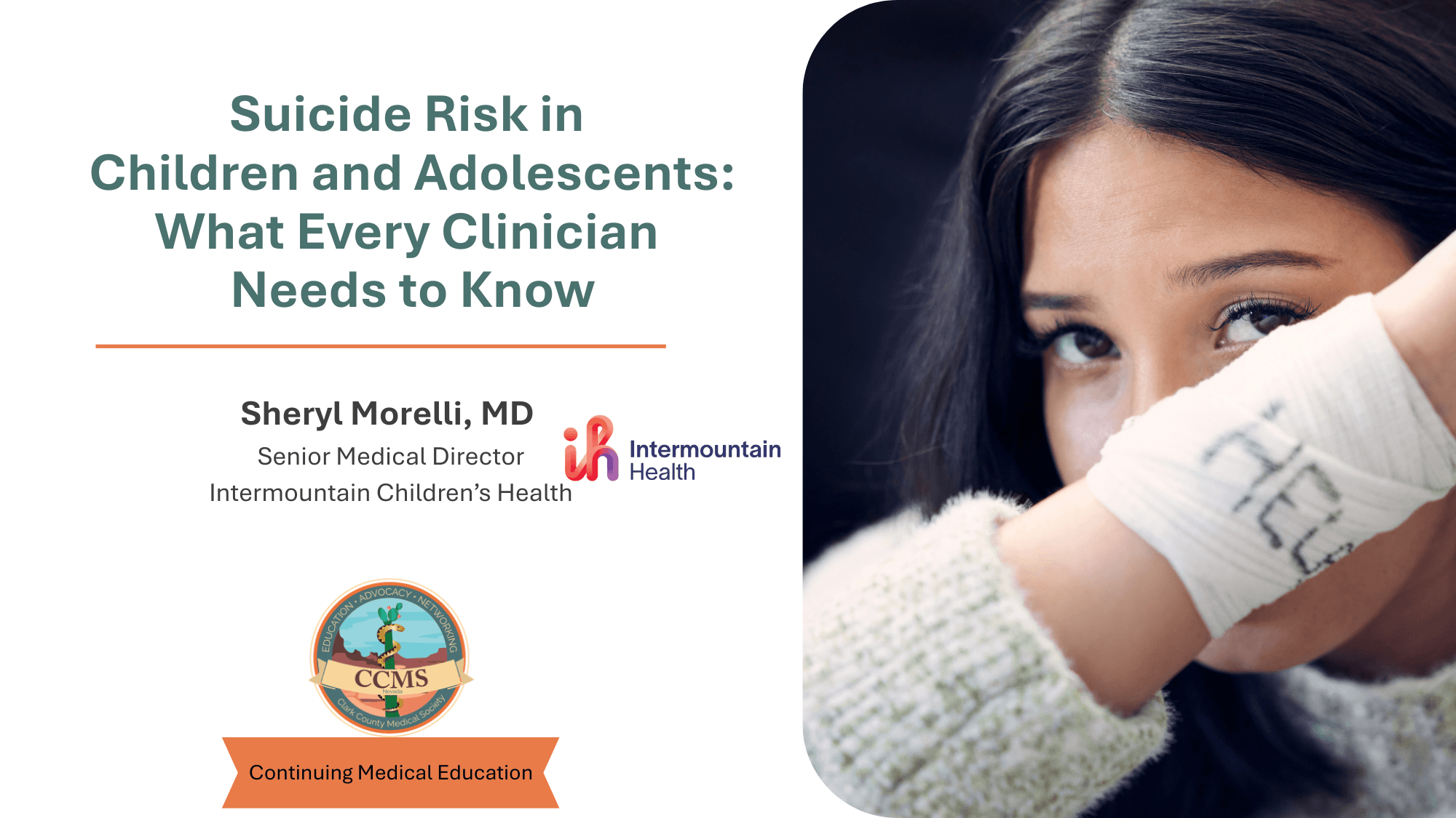 Suicide Risk in Children and Adolescents: What Every Clinician Needs to Know